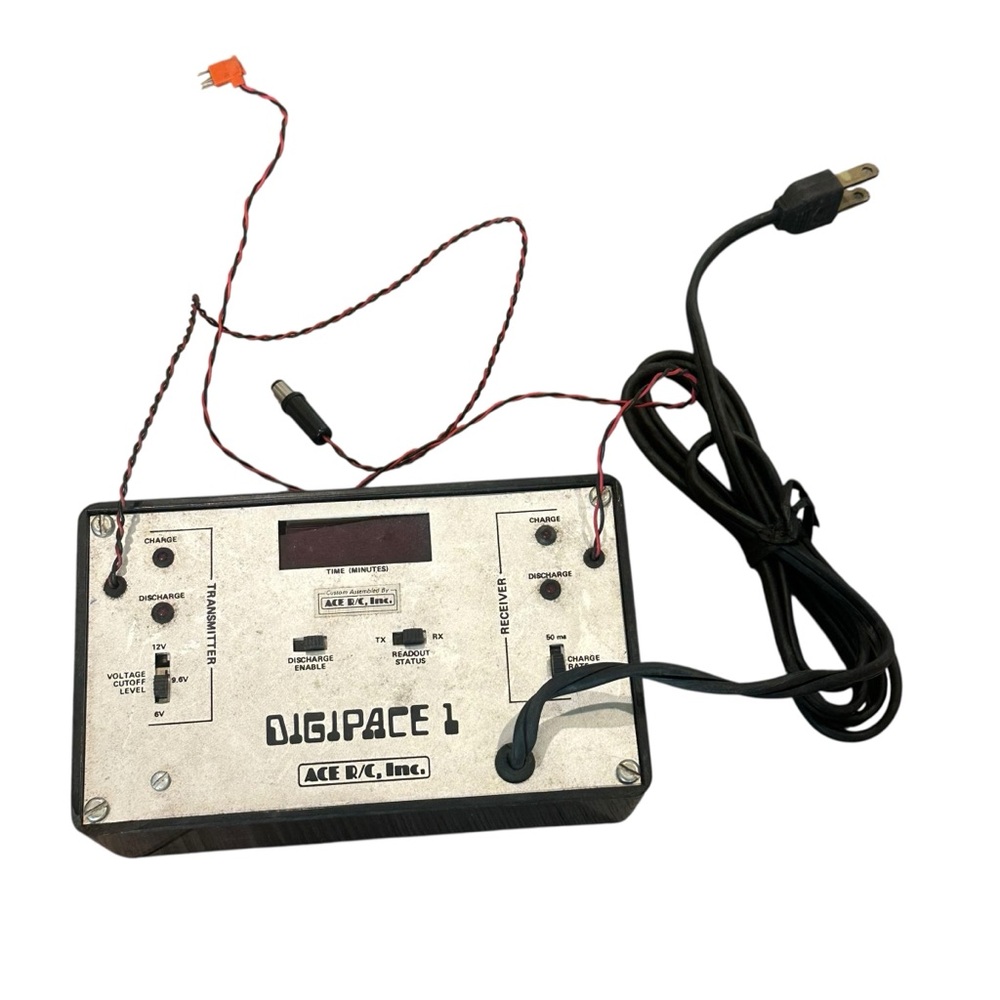 Vintage Ace R/C Digipace 1 Charger for Remote Control Transmitter & Receiver